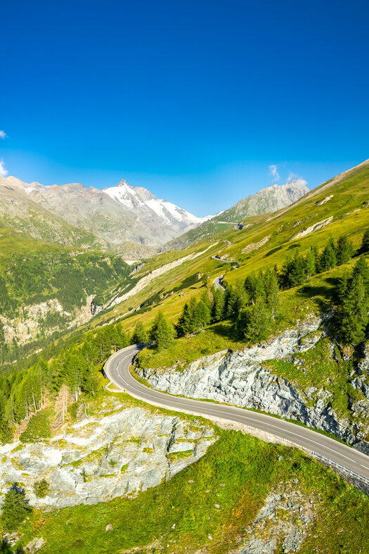 Glocknerroad, Glacier road ascent to Kaiser-Franz-Josefs-Hoehe
