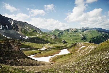 Glocknerstrasse, landscape from Hochtor to Mittertoerl and on to Edelweiss peak | © grossglockner.at/Michael Königshofer